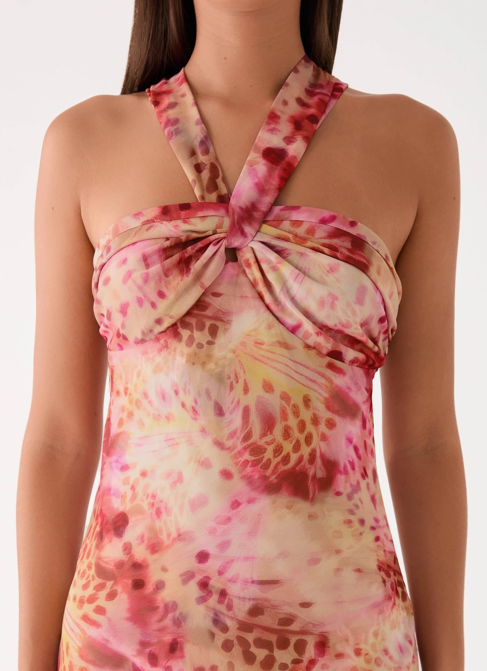 Sinnie Midi Dress Botanic Cheetah