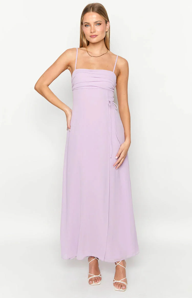 Flossie Lilac Maxi Sleeveless Dress