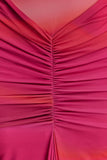 Roisin Slinky Maxi Dress Pink Sunset Print
