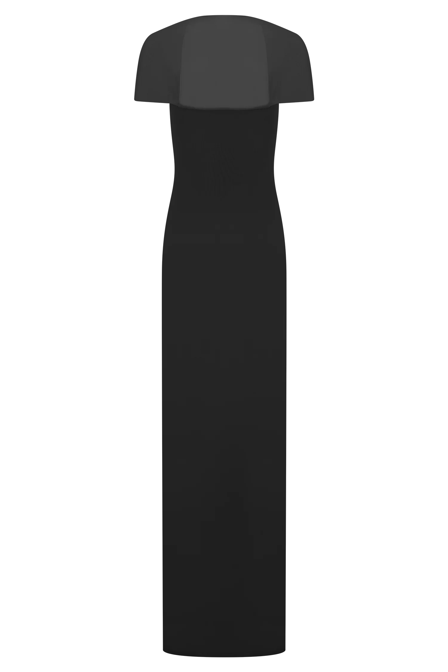 Wyatt Slinky And Mesh Maxi Dress Black