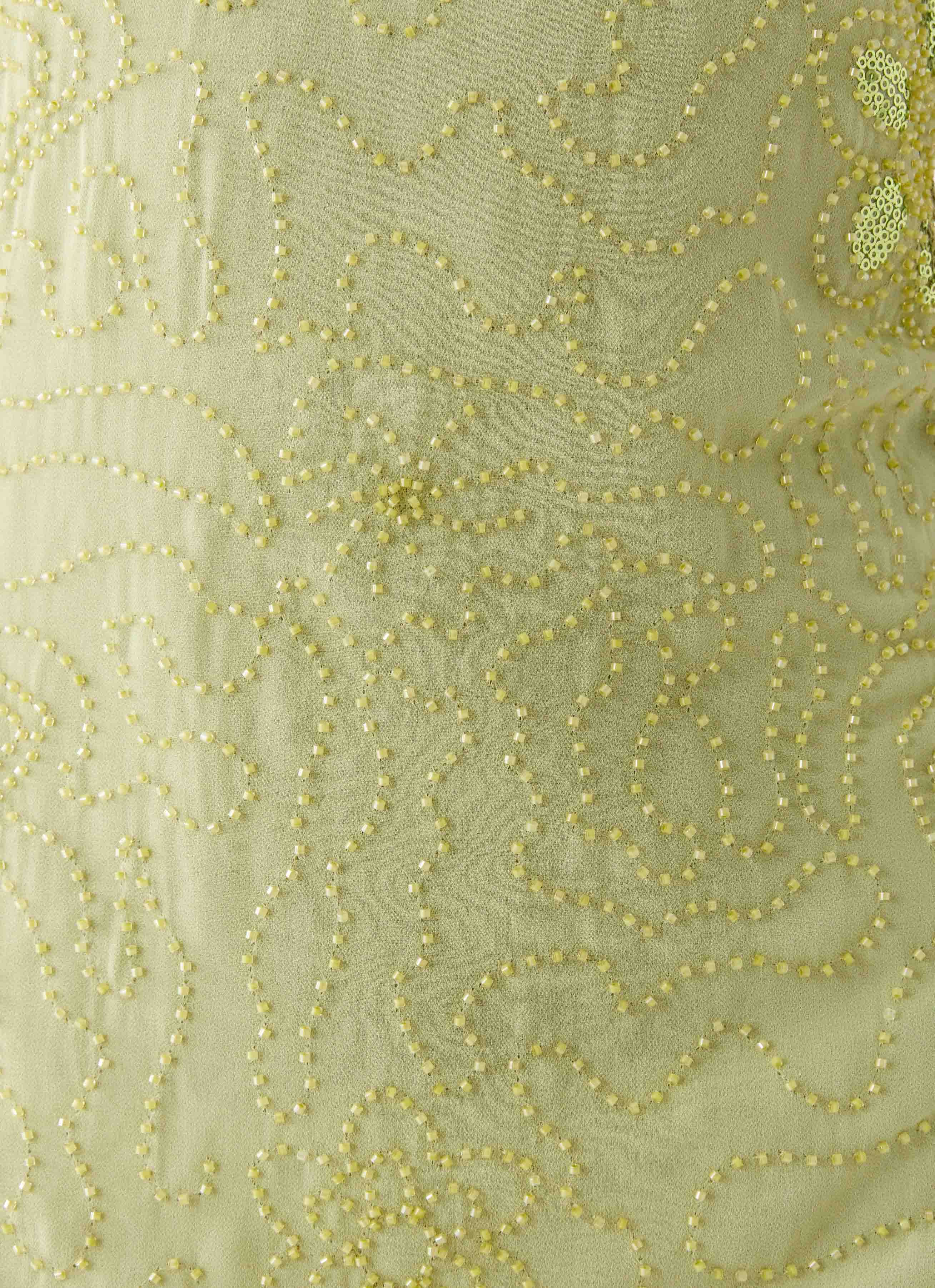Kiara Beaded Mini Dress Mint