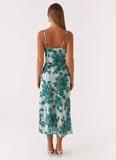 Love Song Midi Dress Cloud Nine Floral