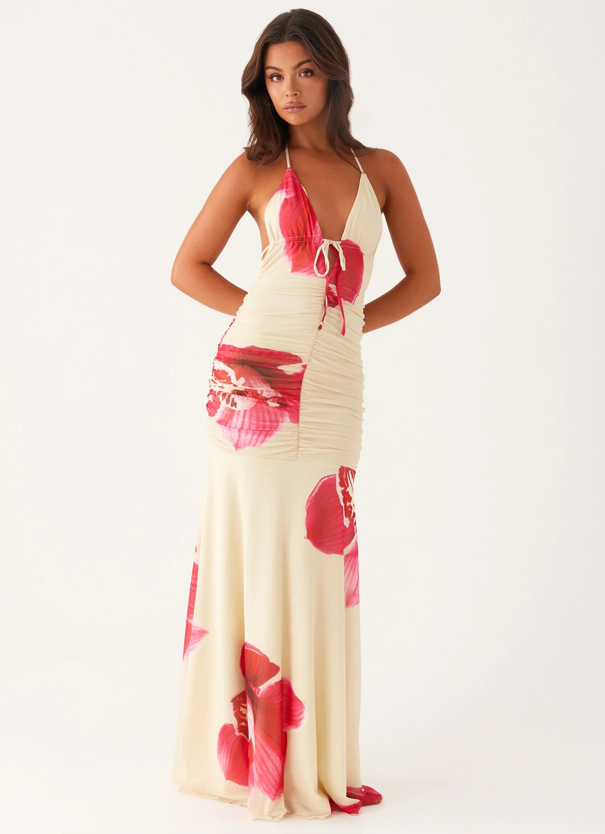 Hollywood Maxi Dress Orchid Yellow