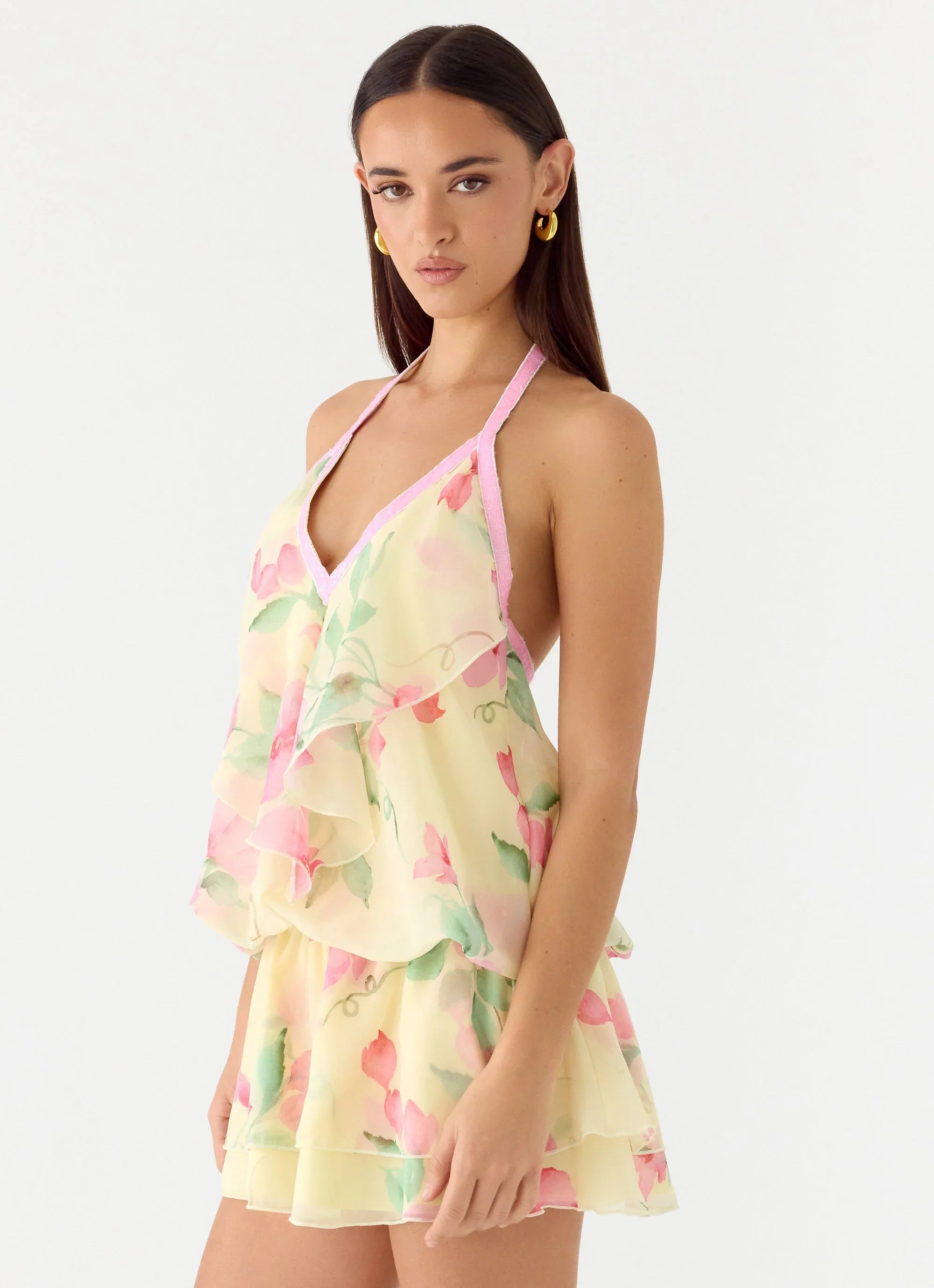 Read Your Mind Mini Dress Lemon Soleil