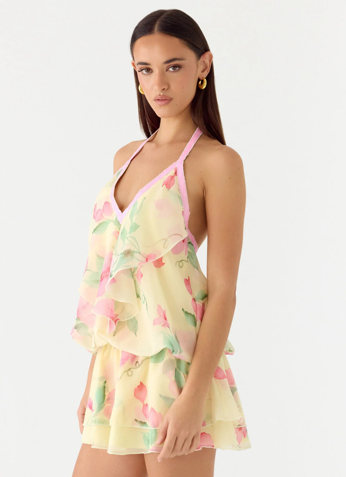 Read Your Mind Mini Dress Lemon Soleil