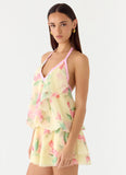 Read Your Mind Mini Dress Lemon Soleil