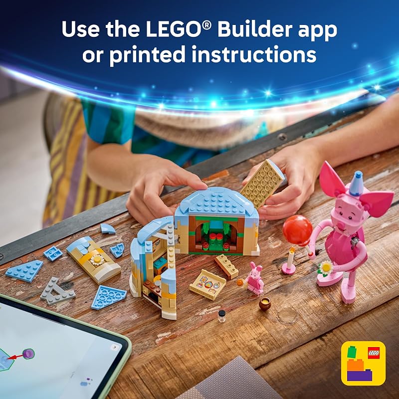 LEGO Disney Piglets Birthday Fun Building Toy Winnie The Pooh Toy for Girls Boys Ages 9 Gift for Birthdays Kids Room Decor 43305
