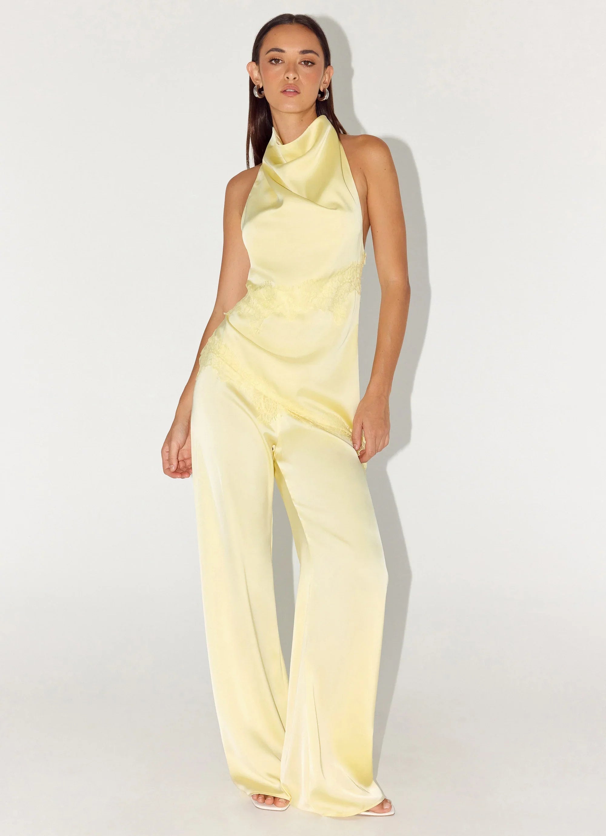 Emilee Cowl Top Yellow