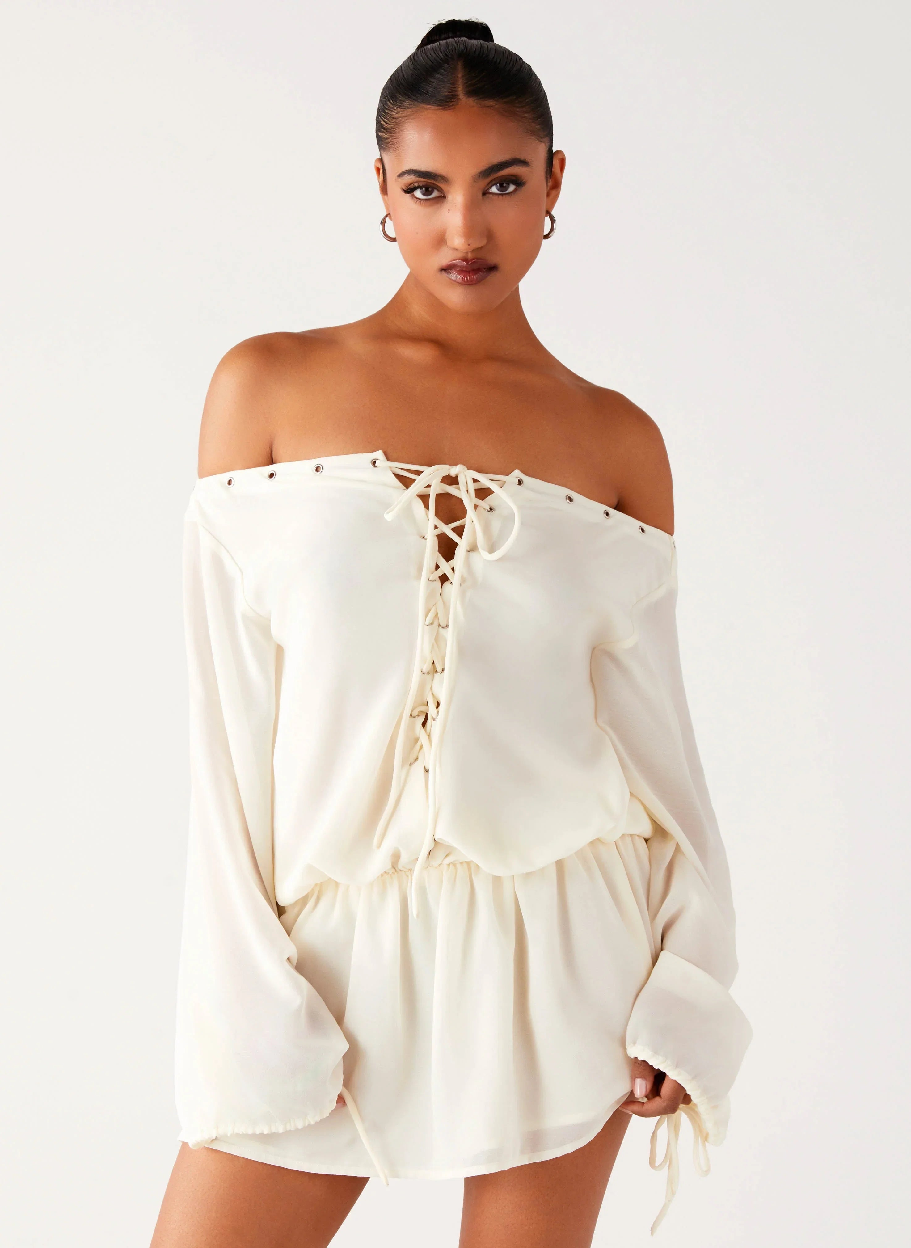 Astaria Mini Dress Ivory