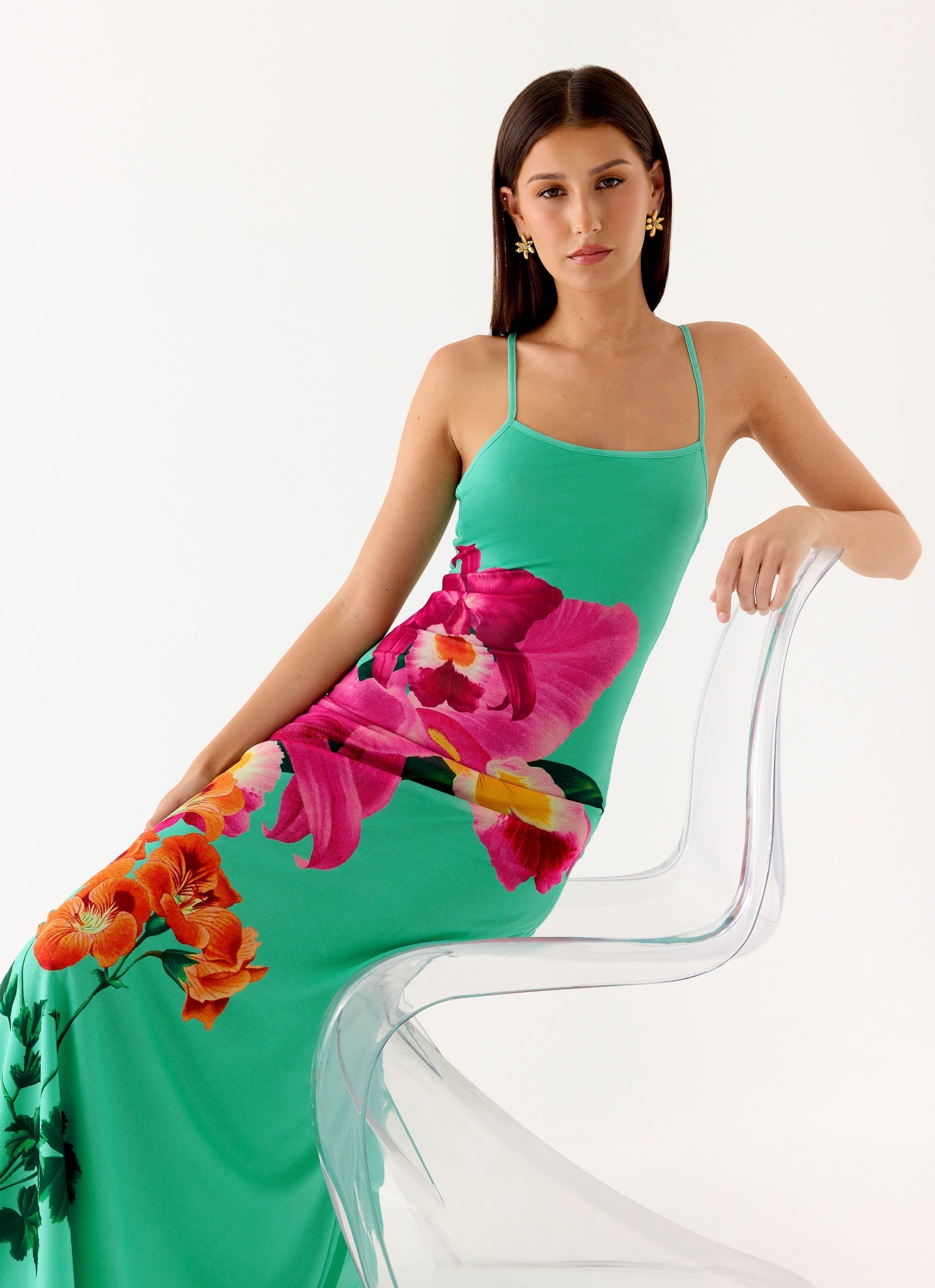 Everett Maxi Dress Jungle Bloom