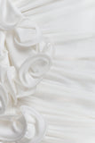 Alessandra Slinky Ruffle Top Ivory
