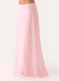 Natalya Maxi Skirt Pink