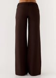Hot as Ice Low Rise Pants Chocolate