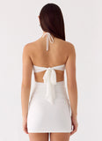 Poetry Mini Dress White