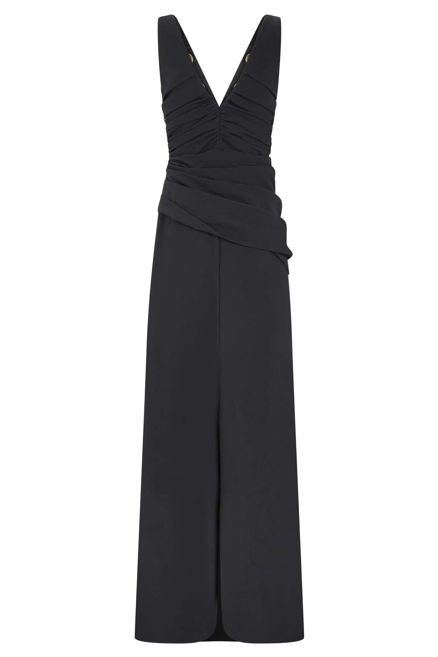 Axton Low Neck Maxi Dress Black