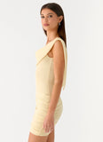 Good Fortune Mini Dress Yellow