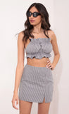 Gingham Two Piece Set