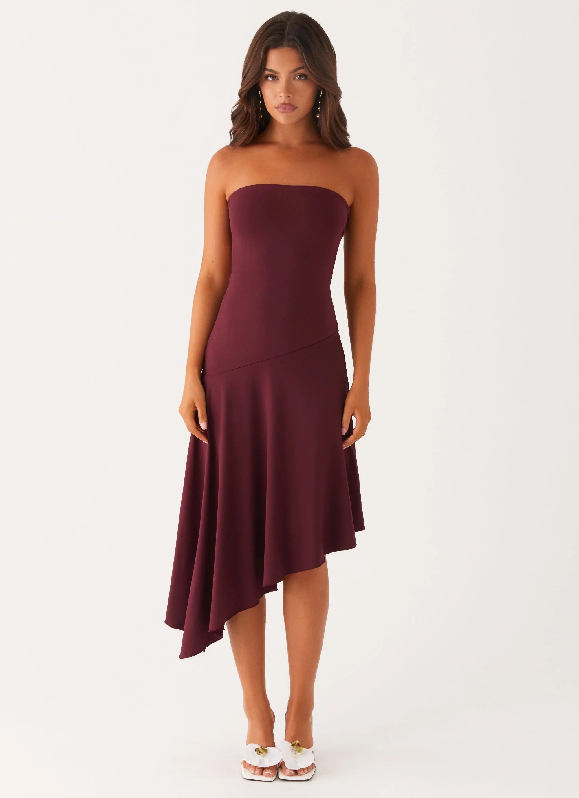 Juliana Midi Dress Mulberry