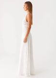 Ember Valley Cotton Maxi Dress Ivory