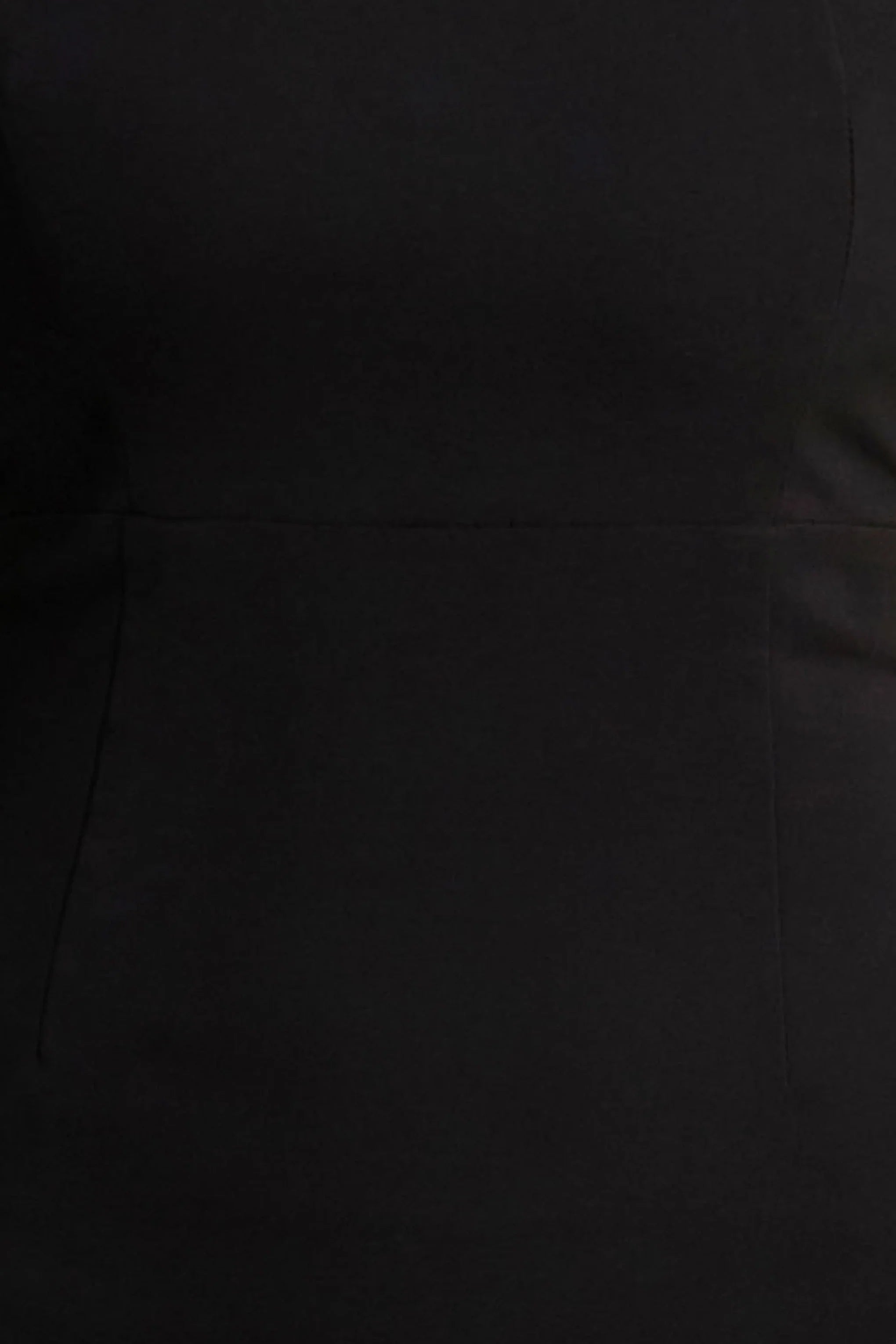 Retreat Black Square Neck Maxi Dress With Satin Puff Sleeves
