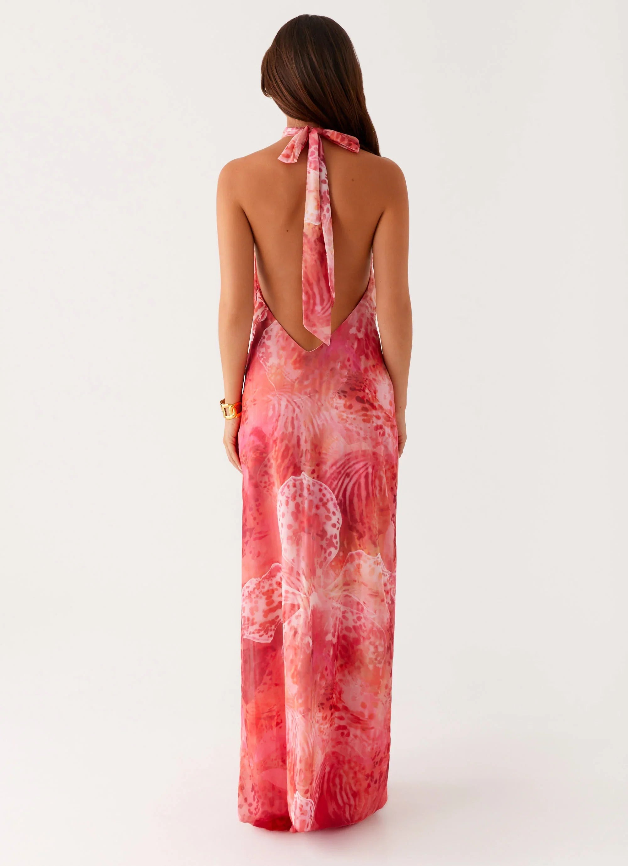 California Maxi Dress Flamingo Fling