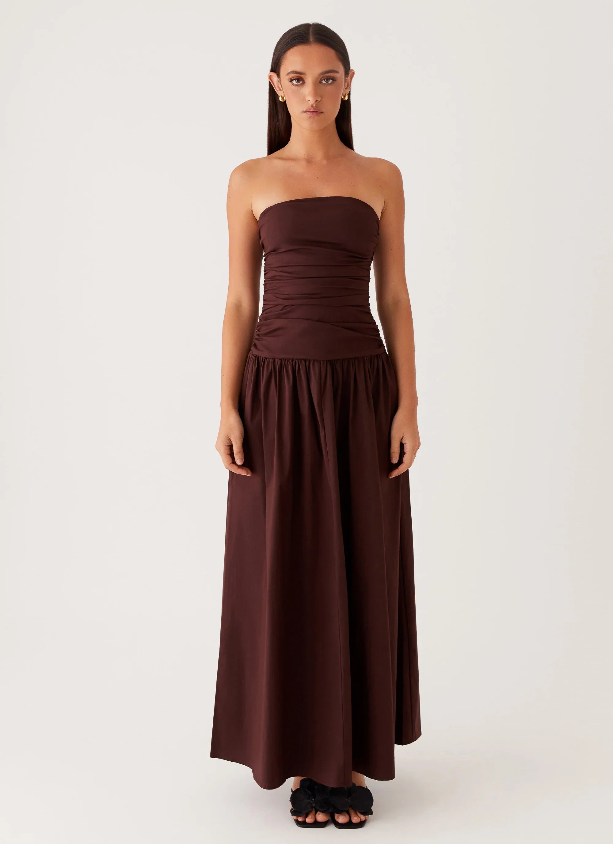 Carmel Maxi Dress Brown