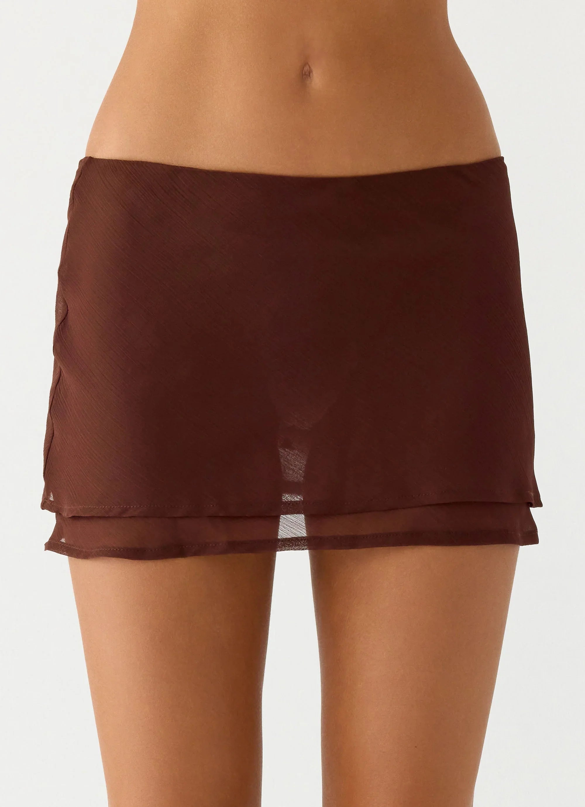 Caleb Mini Skirt Chocolate