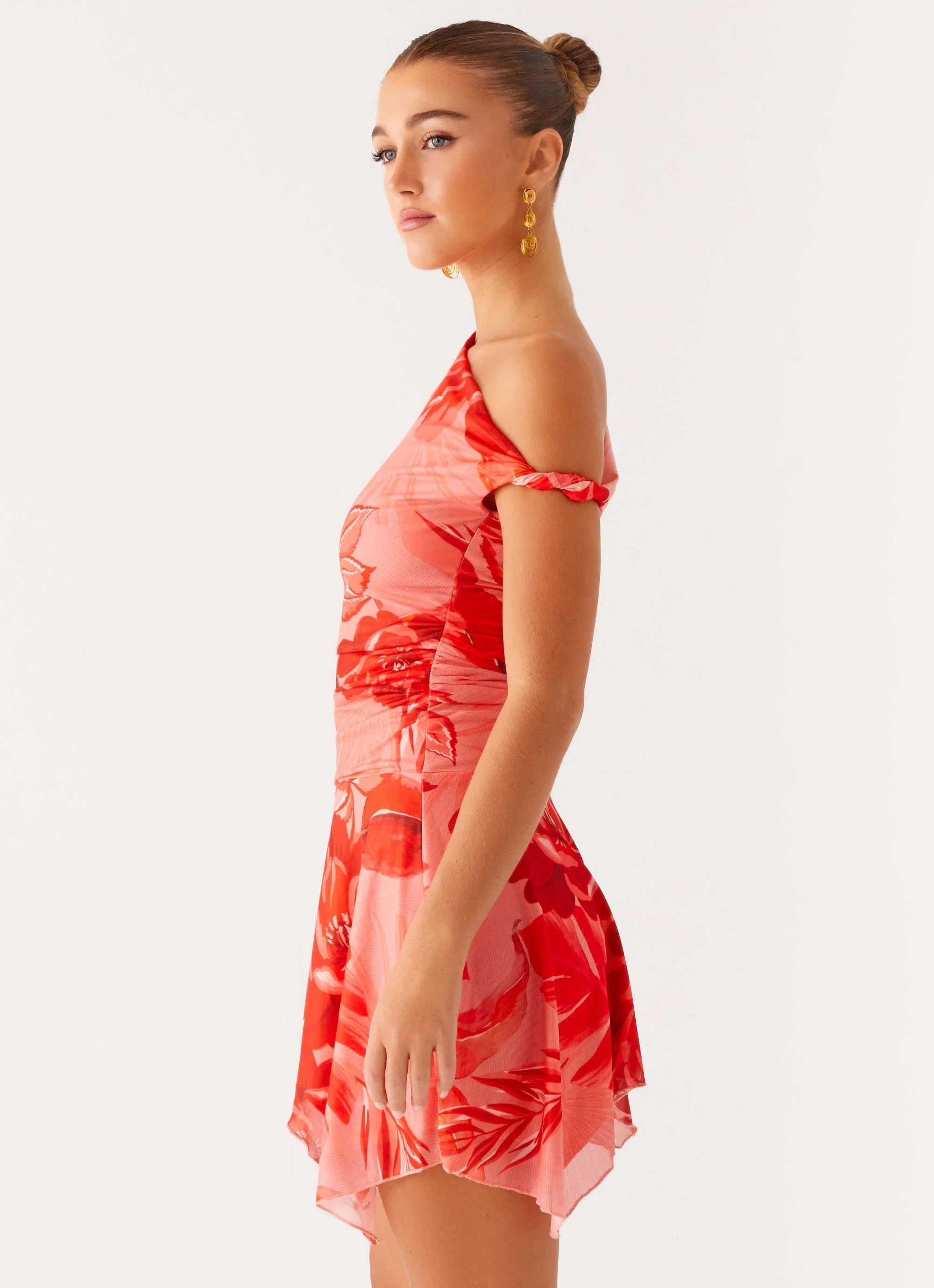 Wade Mini Dress Sicily Sunsets Print