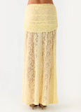 Farruko Jacquard Maxi Skirt Butter