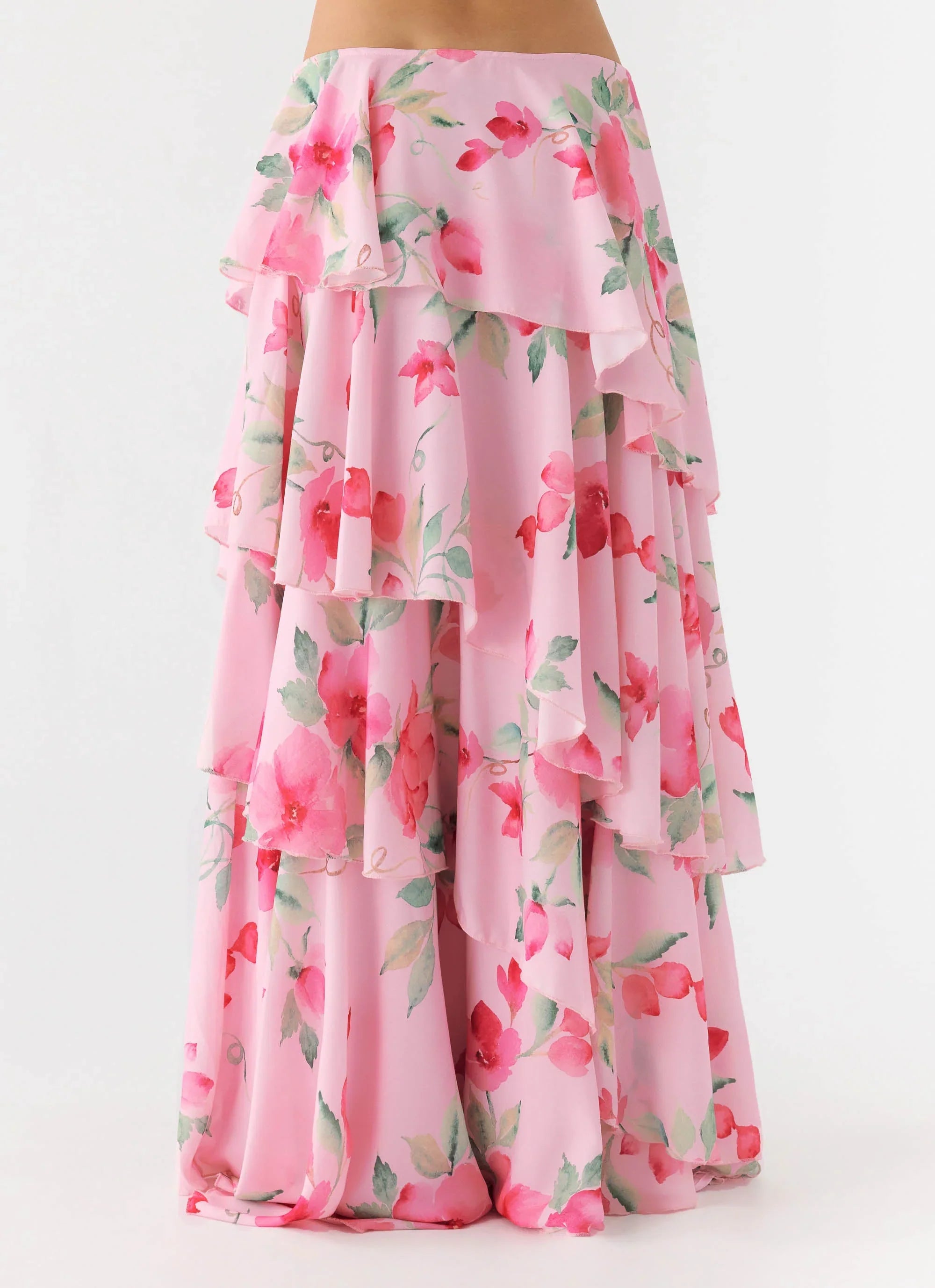 Melody Remedy Tiered Maxi Skirt Petal Soleil