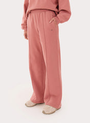 Pink 4th Wide Leg Branded Joggers