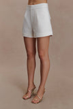 Aldea Cotton Shorts White