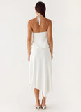 To The Girls Midi Dress White