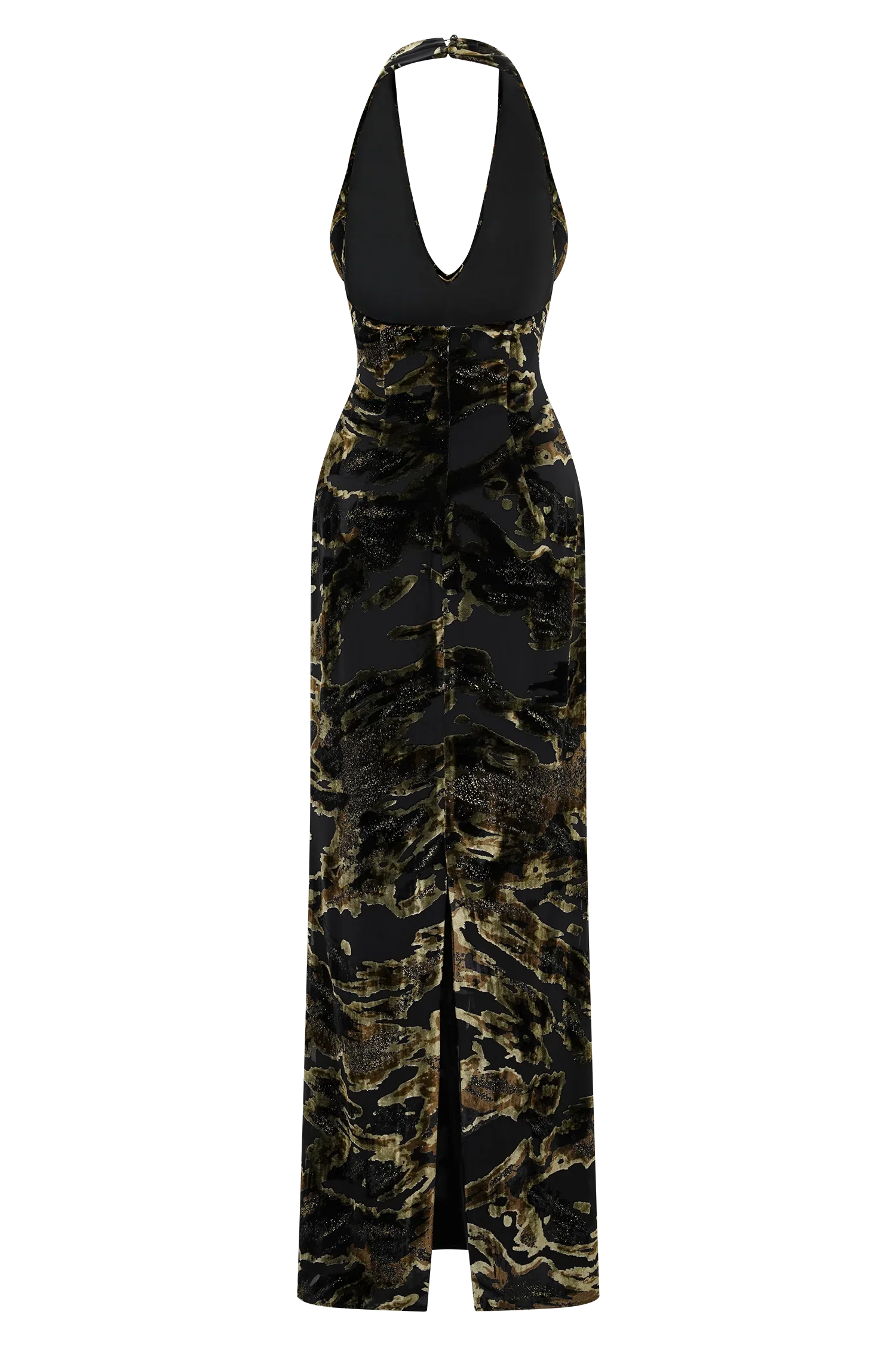 Talila Cowl Front Maxi Dress Velvet Burnout