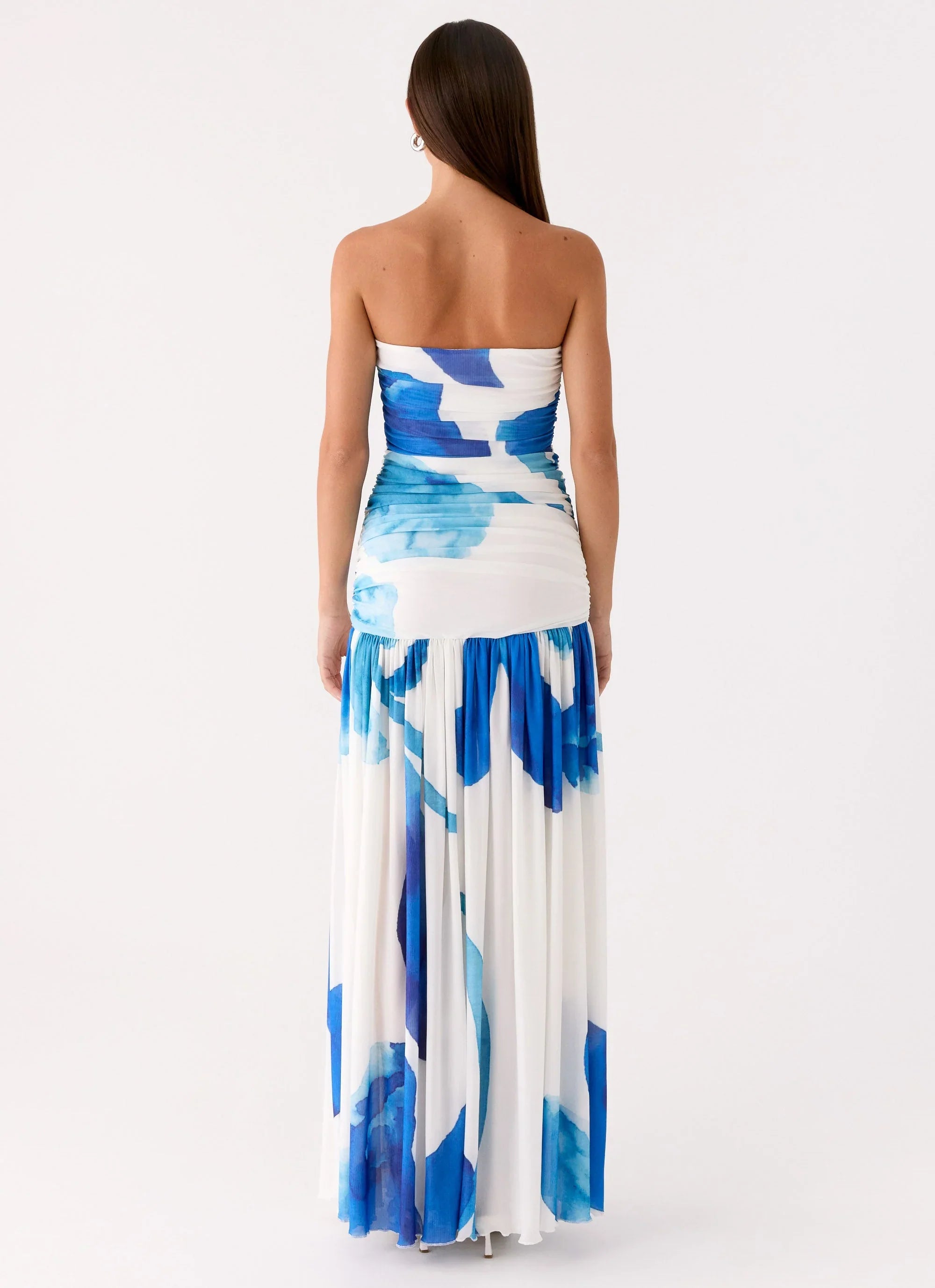 Laidee Maxi Dress Cerulean Bloom