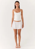 Sugar Talking Mini Skort White