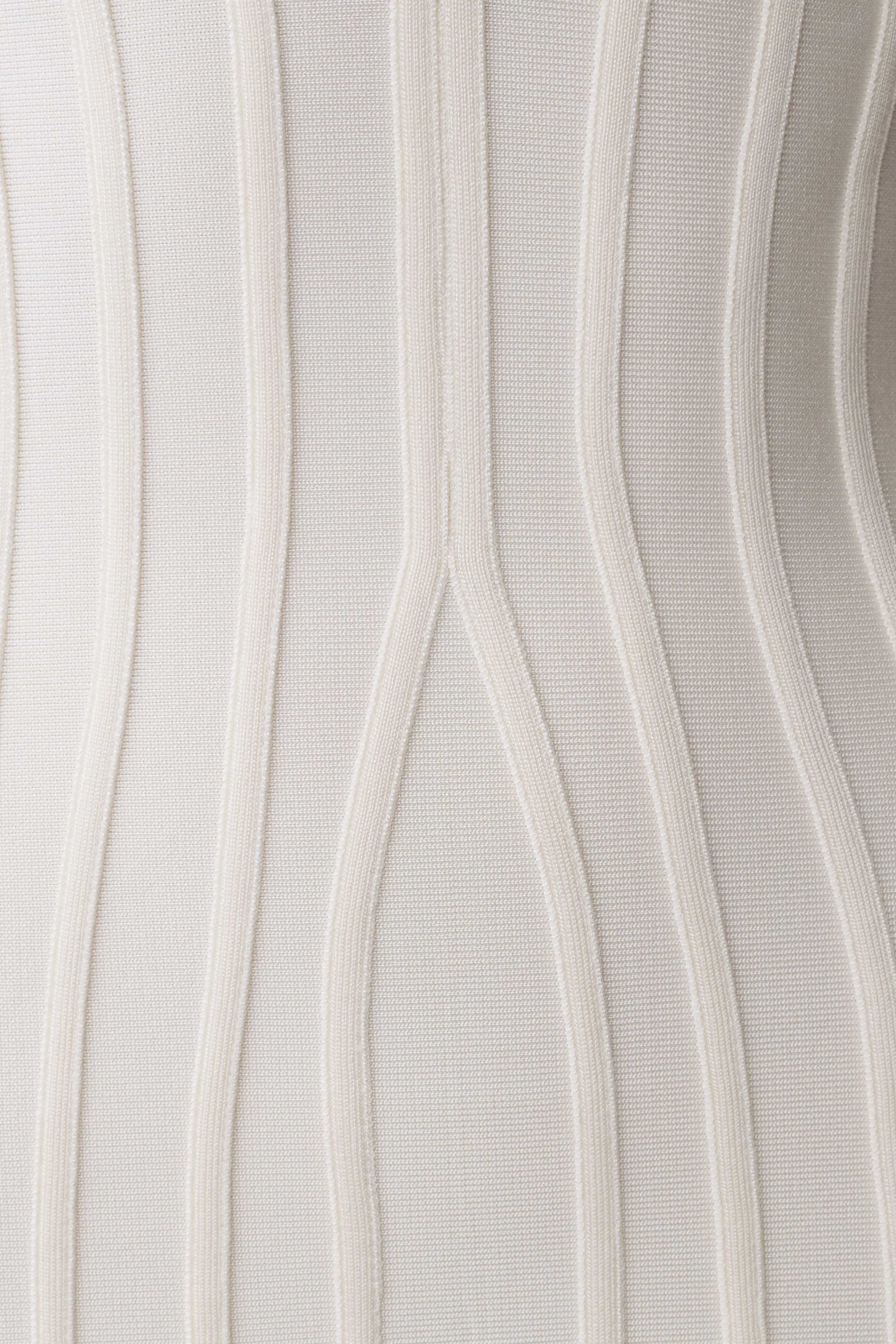 Gia Bandage Knit Midi Dress Ivory