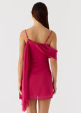 In Your Place Mini Dress Fuchsia