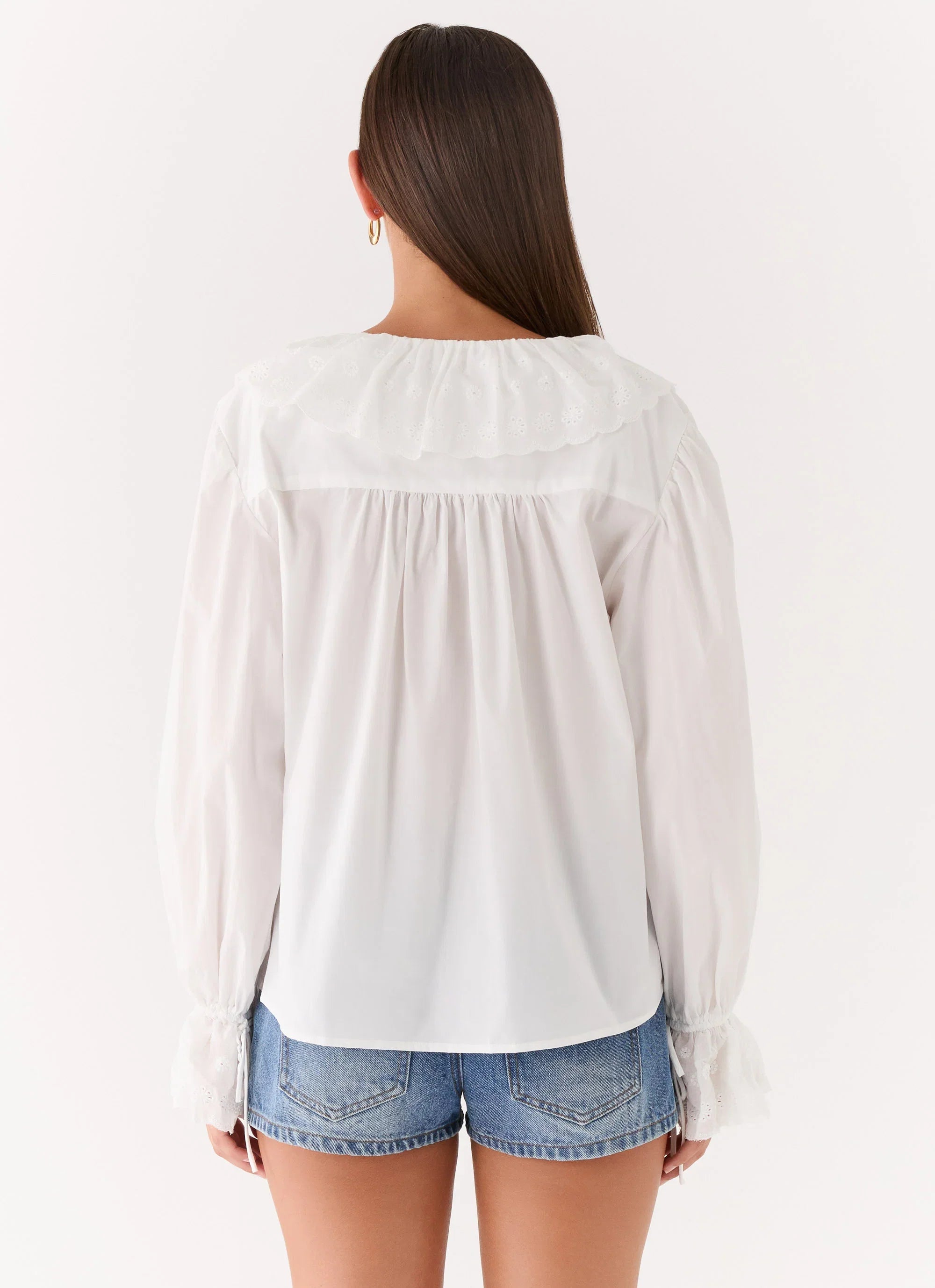 Verrin Cotton Blouse White