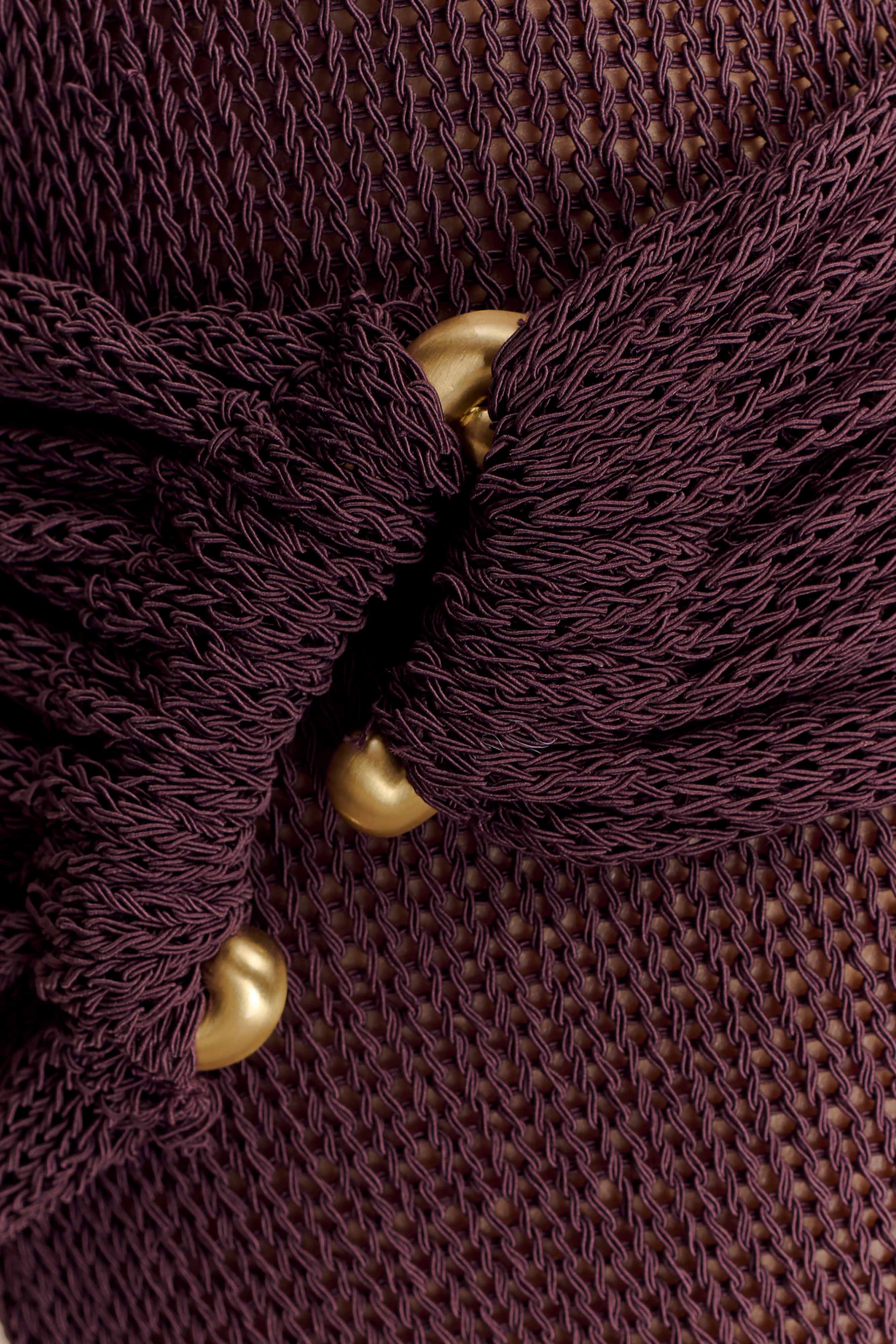 Reece Halter Knit Maxi Dress Chocolate