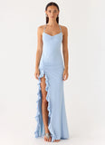 Augusta Maxi Dress Blue
