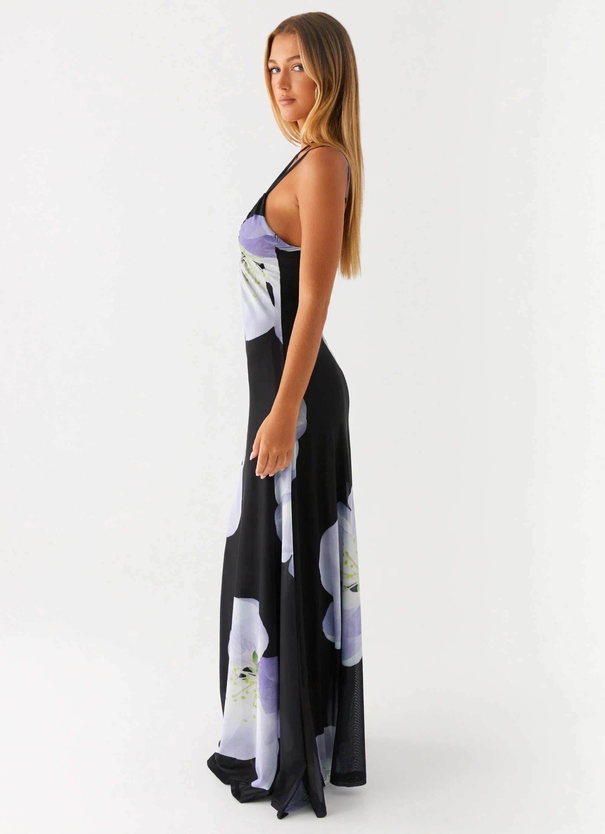 Enrika Maxi Dress Flower Print