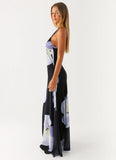 Enrika Maxi Dress Flower Print
