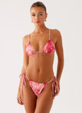 Calista Bikini Top Flamingo Fling
