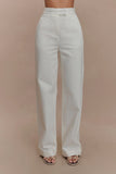 Rayne Wide Leg Denim Jeans White
