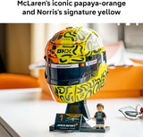 LEGO Editions McLaren MasterCard F1 Team Lando Norris Helmet Building Set for Adults Ages 18 F1 Bedroom Office or Shelf Decor for Fans Gift for Men Women 43023