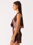 Larson Mini Dress Black Gradient