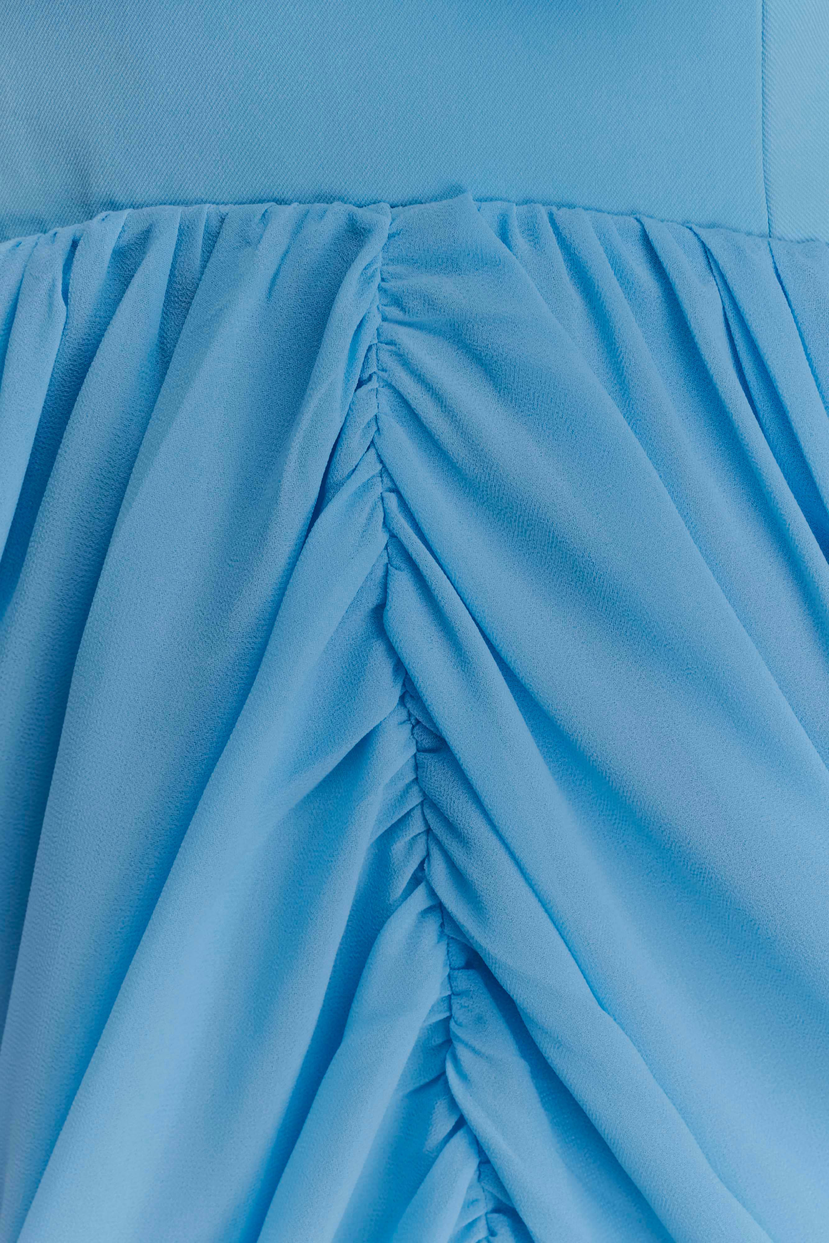 Alex Chiffon Maxi Dress Blue