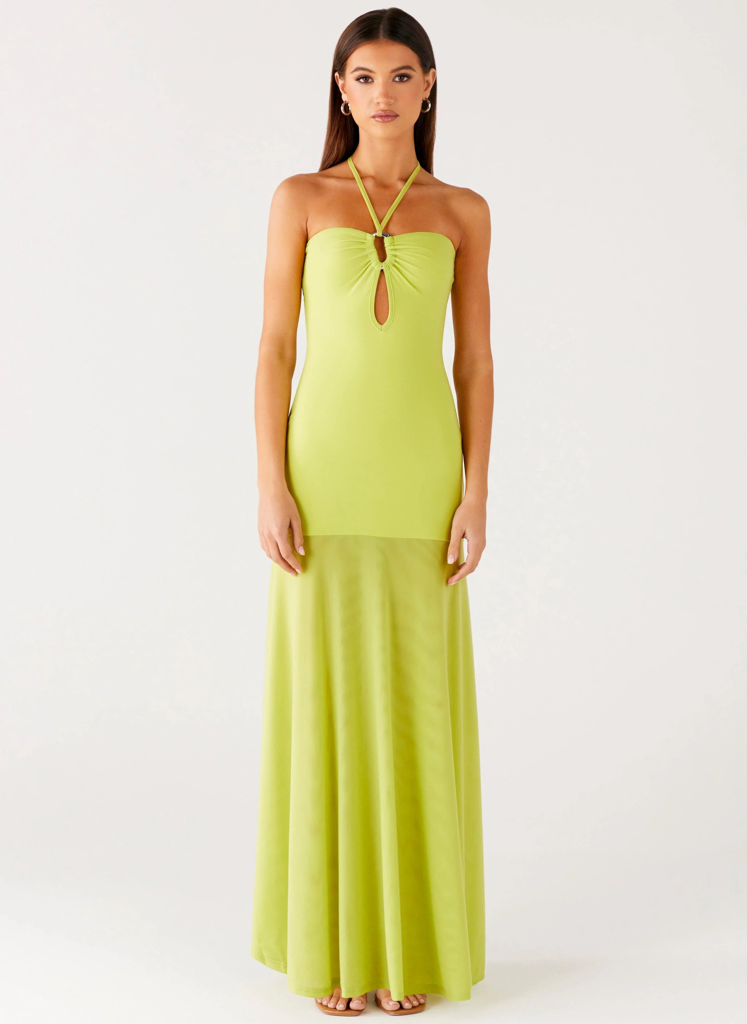 Claria Maxi Dress Lime