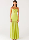 Claria Maxi Dress Lime